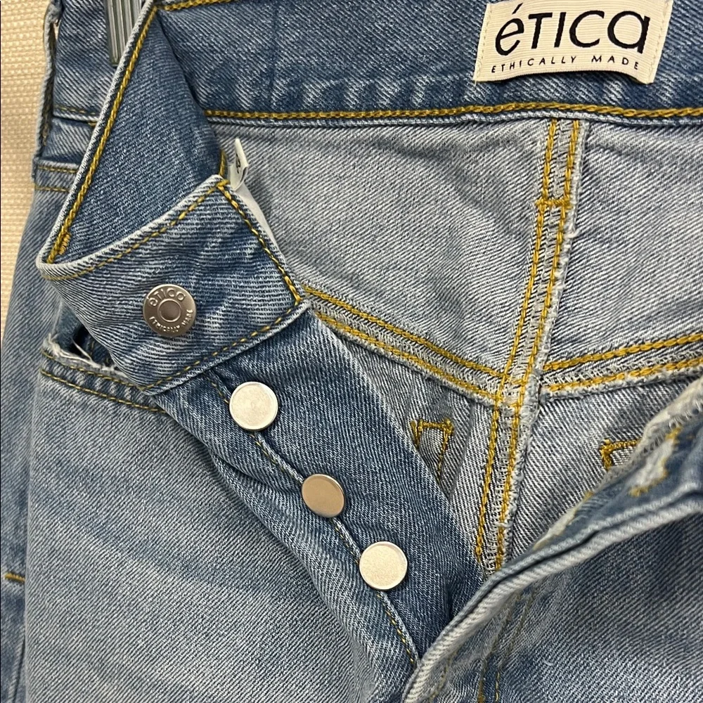 Etica Men's Classic Denim Straight Jeans - Picture 4 of 4